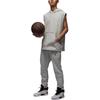 Jordan Sportovní Dri-Fit Crossover Mikina bez rukávů Pánské mikiny Melírovaná šedá Bílá HF9939050