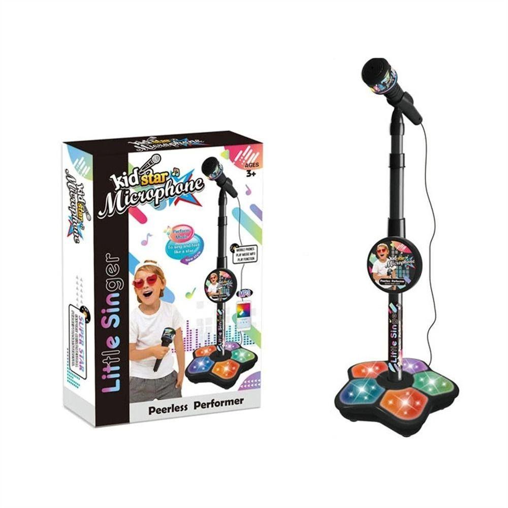 

LED Light with Stand Music Instrument Toys Kids Microphone Singing Microphone Singing Song Toy