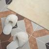 Pack of Self-Adhesive PVC Tiles Geometric Pattern with Motif 4x50x50 Cm