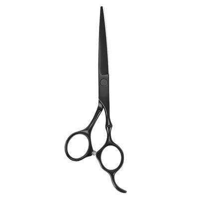 17.5cm Professional Salon Barber Hair Cutting Thinning Tool Hairdressing Scissors Black Flat