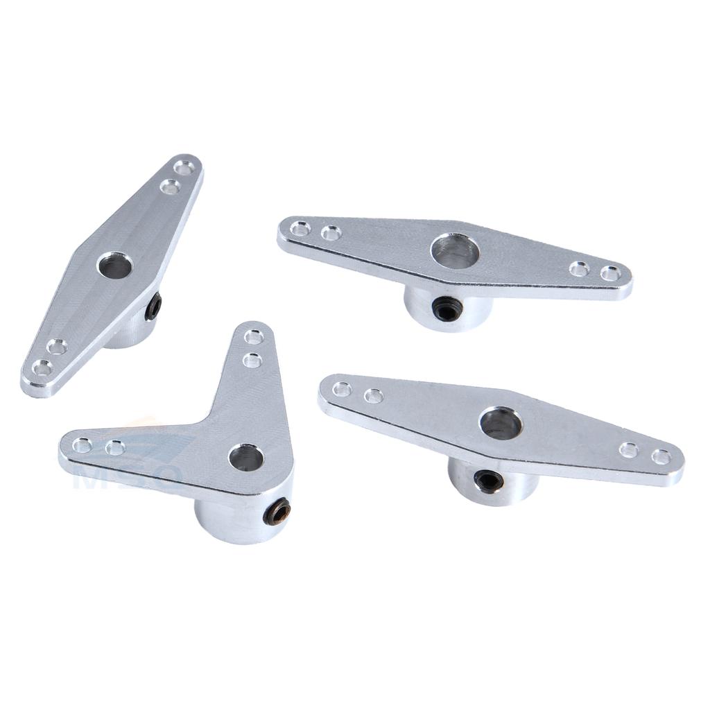 Rc Boat Alloy Rudder Steering Arm With 4/5/6mm Shaft Hole L Shaped Arm Straight Arm Boat Spare Parts