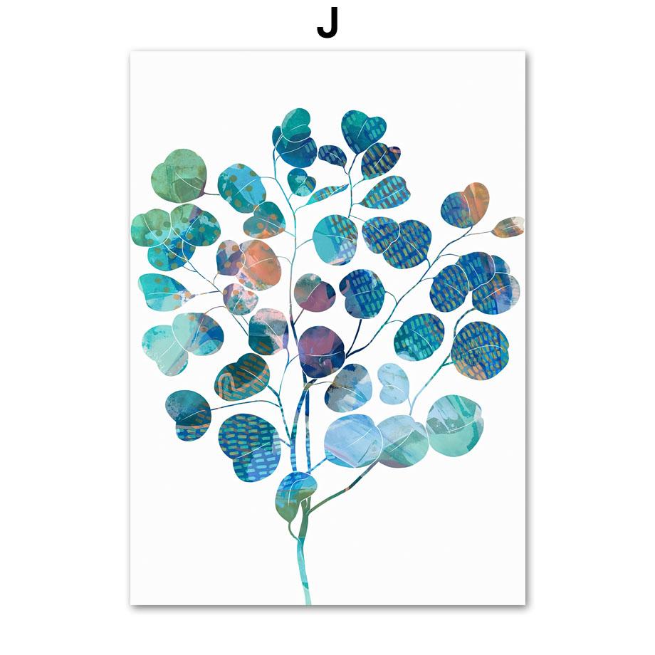 

Австралийская птица, попугай, цветок эвкалипта, лист, настенная живопись, холст, картина, плакат на скандинавскую тему, настенные панно для декора гостиной A4 21X30cm No Framed