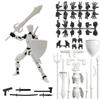 Newest!!! Magnetic Attraction 3D Printed Dummy T13 DIY Multi-jointed Man and Woman Lucky Doll  Movable Shapeshift Robot Toys