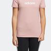 Adidas Neo Letter Logo Printed Breathable Short Sleeve T-Shirt Women Tops Pink HE4532
