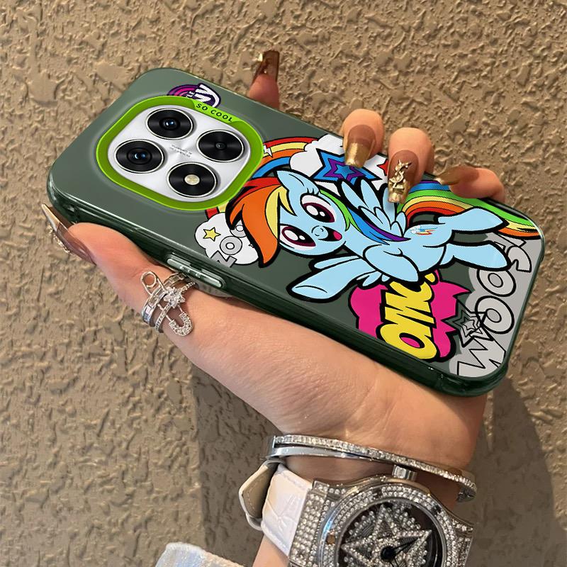 My Little P-Pony Case for Xiaomi Redmi Note 14 13 12 10 Pro Plus 11S 14C 13C 12C 9C 11S K70 K60 A2 A1 Turbo 4 Acrylic Hard Cover