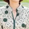Robe d'été élégante à manches courtes et coupe évasée, à motif floral, pour femmes d'âge moyen