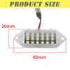1 Pair LED Car License Number Plate Light For Mitsubishi Lancer 2003-2017 EVO VIII 2004-2008 EVO X 2008-2018