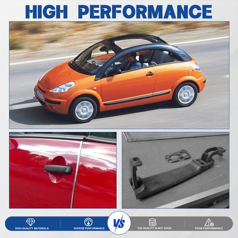 Front Left External Door Handle Suitable for Citroen C3 Plural 2003-2011 9101W3 307 9101R5