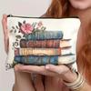 1 Stück Heißer Verkauf Lebendige Blumige Buch Make-up Taschen Make-up Aufbewahrungstasche Ästhetisches Accessoire Reise für Frauen Multifunktionale Taschen