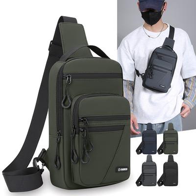 Pánská náprsní taška Lehká kabelka Velkokapacitní Taška přes rameno Crossbody pro dojíždění