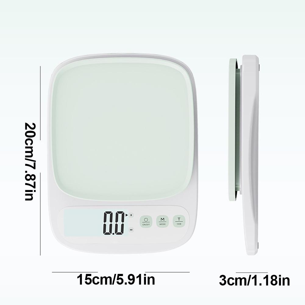 3KG/0.1G Digital Food Scale High Accuracy Electronic Kitchen Scale LED Display Food Scale Tare Function for Cooking Baking