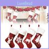 2024 Broderade renjulstrumpor med festliga mönster för julstämning