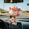 New Acrylic Flat 2D Cat Car Decoration Pendant Bag Pendant Keychain Pendant