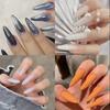 Transparente Nail-Art-Tragbare Nagelplatte, Erweitertes Nagelmodell mit Skala, Papierloses Stützmodell, Erweitertes Klebenagelmodell