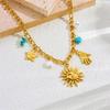 Vintage Eyes of Demon Necklace Delicate Multilayer Pearl Necklace  Streetwear