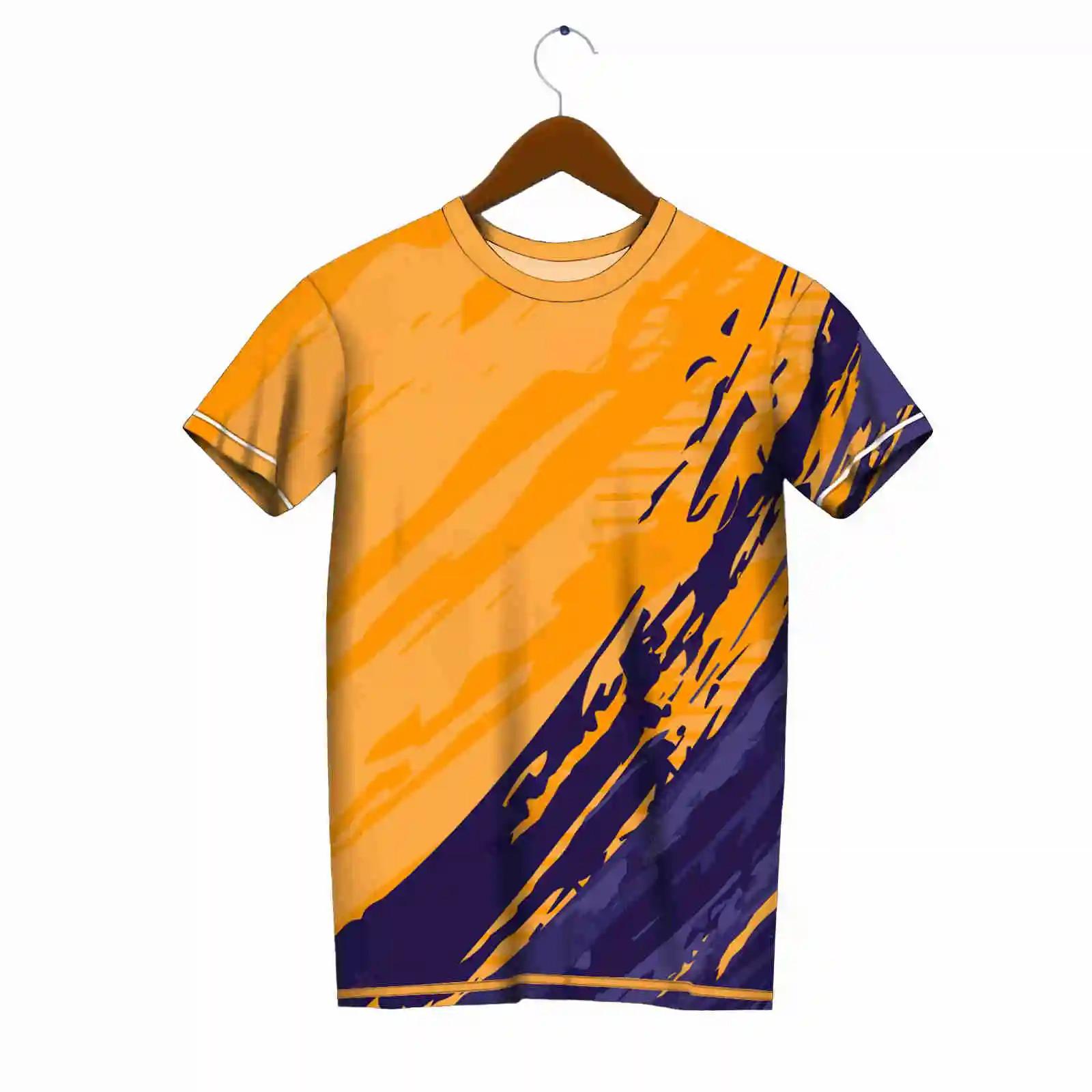 

2025 Мальчики Девочки Летние тренировочные соревнования Красочные дышащие одежды Детский топ Футболка для активного отдыха Детская тренировочная одежда 100