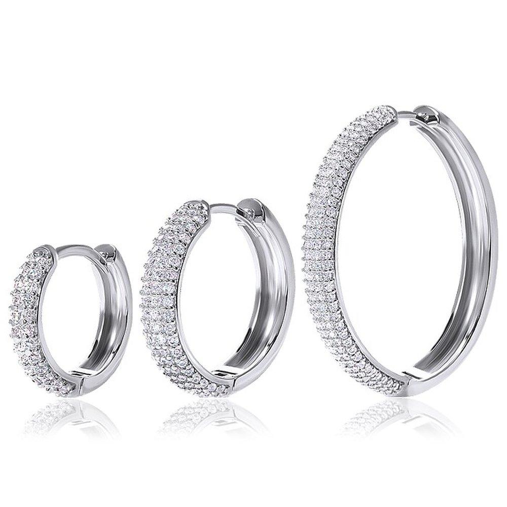 [Luvre Paris] 14K G.F. Herba One-Touch Ring Earrings Ea2929