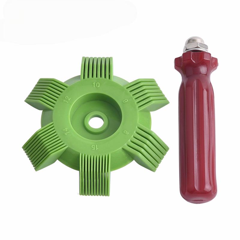 Air Conditioner Fin Cleaning Tool Home Cleaning Tool Coil Comb A/c Hvac Condenser Radiator Universal Folding Brush Cleaning Tool