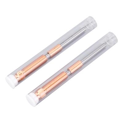 2Pcs Integrated Hardened Steel Nozzle High Flowing Quick Release Nozzle 1mm Diameter 3D Printer