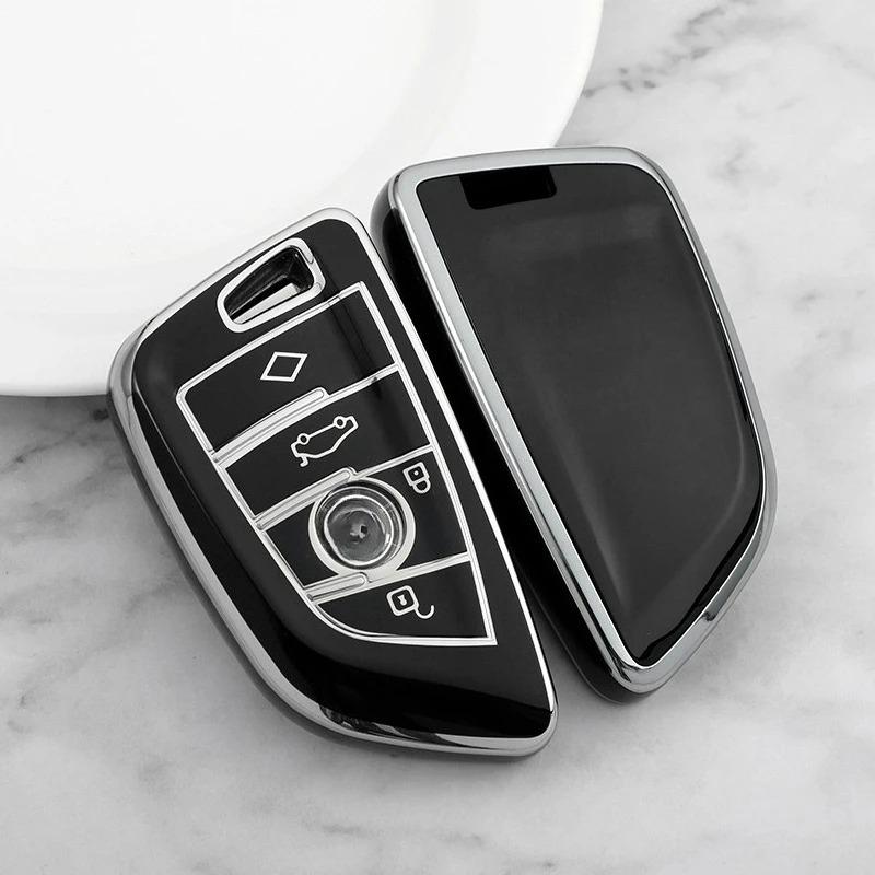 Car Remote Key Case Cover for BMW F30 F10 F20 F18 F25 M3 M4 E34 E36 1 3 5 7 Series X1 X3 X4 X5 TPU Shell Accessories