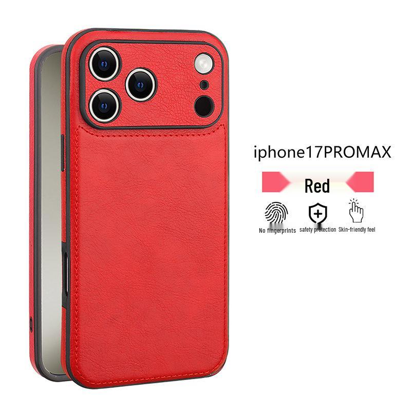 Husă Business din Piele Retro pentru iPhone 17 Pro Max/Air, Acoperire Completă, Anti-Cădere