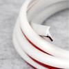 `5M T-Type Rubber Sealing Strip White For Car Edge Trim Bumper Lip Side Skirt  `
