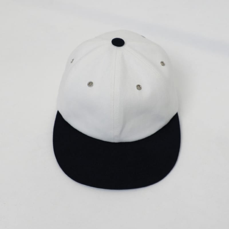 

TAEY eyelet cap _white,navy white_navy