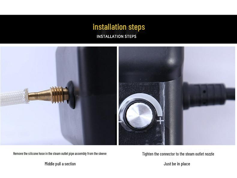 Dubbelspänningsångrengörare: Hög temperatur och tryck för rengöring av köksfläkt och AC