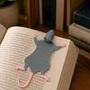 Eco Friendly Pla Bookmarks 3D Printed Funny Squished Mouse Bookmark, Cute Page Holder for Practical Reading Tools Book Lovers, Novelty