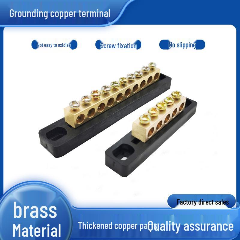 Copper Flat Bar Terminal 9x9 for Wiring and Zero Connection