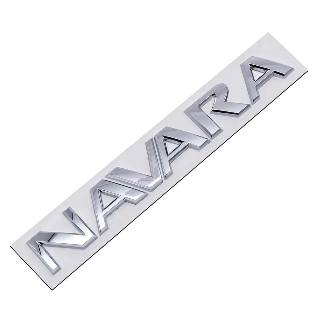 1PC 3D ABS NAVARA Logo Badge Sticker Rear Trunk Emblem Decal High-Quality Automotive Styling Accessories
