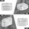 HDBUBALUS Motorcycle Rear Brake Master Cylinder Cover Fit For Harley Touring Electra Road Glide Softail Trike 1999-2017 Chrome