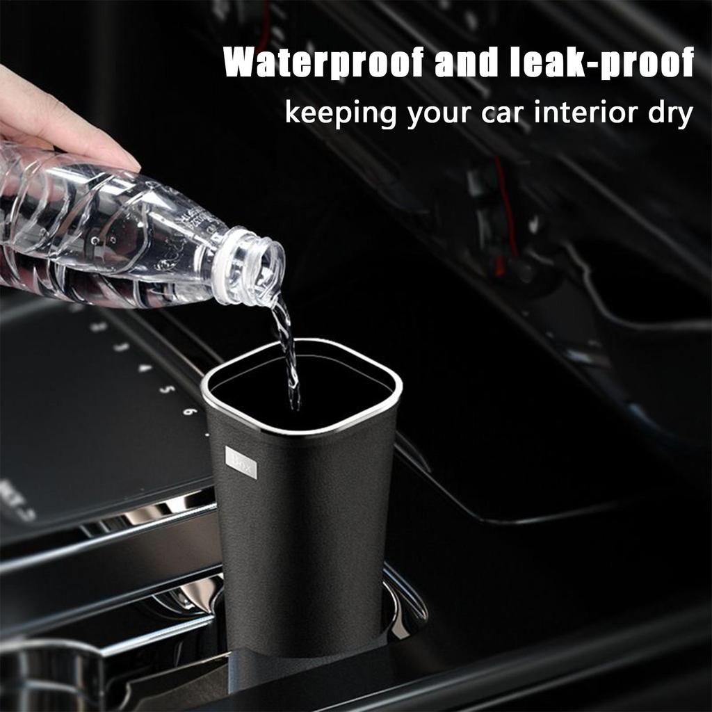 Trash Bin For Car Multipurpose Car Organizer Bin Umbrella Holder Multi-Functional Automotive Trash Organizer For Sedan