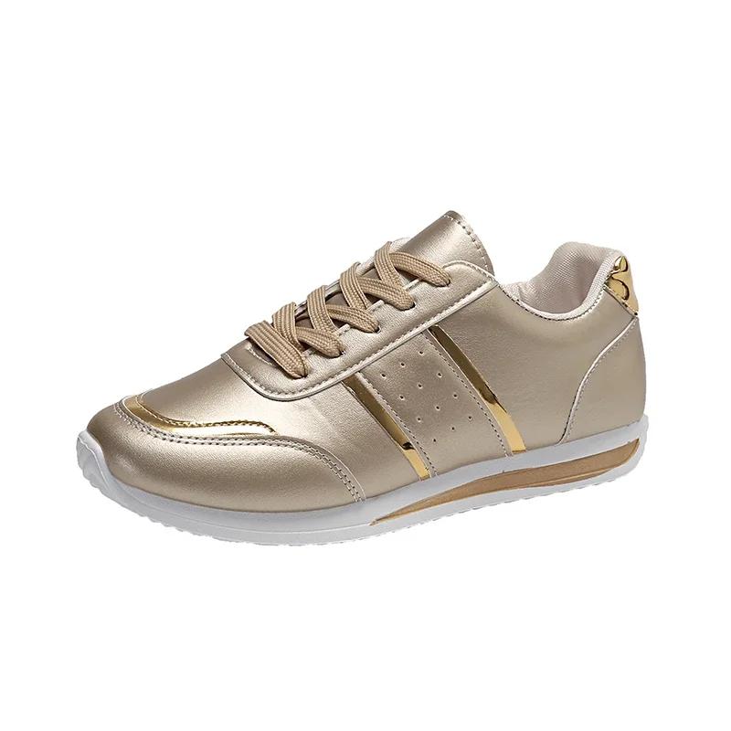 Fashion 2024 Casual Shoes for Women Sport Shoes Leather Luxury Designer Casual Sneakers Breathable Skateboard Women Vulcanized Shoes