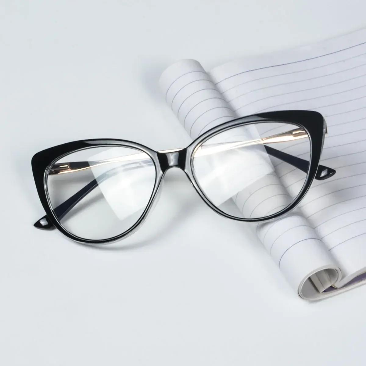 

SHINU Glasses Women Cat Eye TR90 Frame Anti Blue Light Glasses Red Lens for Better Sleep Orange Lense for Long Time Game or Work