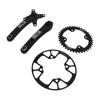 Bike Crank Set Aluminium Alloy 40T Positive and Negative Chainring 40 to 42T Guard Plate Bike Crank Chainring Set