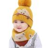 Dětské čepice na podzim a zimu Roztomilé a super roztomilé čepice z pletené příze pro chlapce Čepice odolné proti větru a na ochranu sluchu pro dívky Silné a teplé čepice