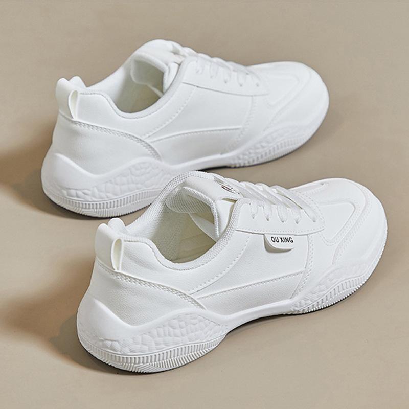Fashion Trend Travel Sports Leisure Women's Shoes Spring and Summer 2025 New Versatile Platform White Shoes Women's
