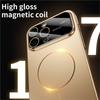 Luxury For Magsafe Wireless Charge Case for iPhone 16 14 15 13 12 11 Pro Max Magnetic Shockproof Matte Camera Protection Cover