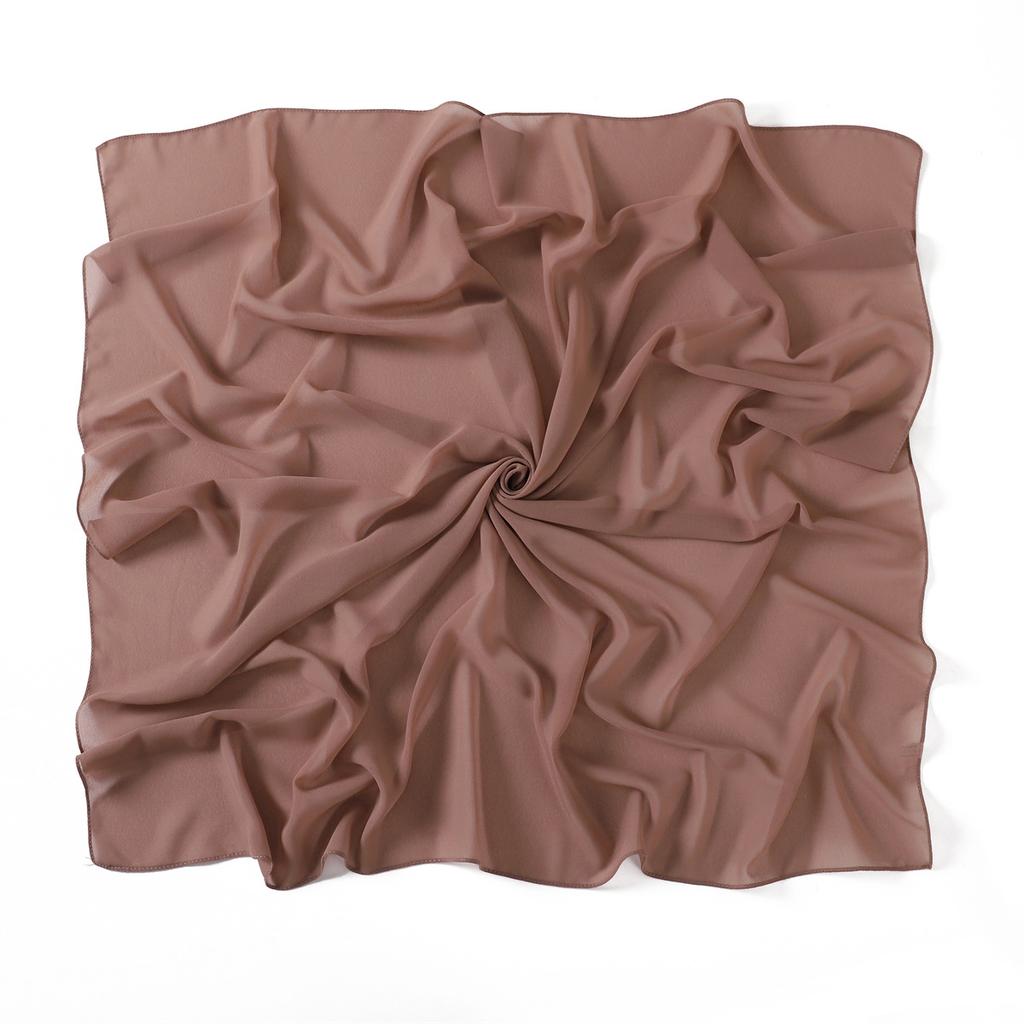 Solid Pearl Chiffon Women Scarf New Summer Girls Sunscreen Thin Scarves Soft Shawl Foulard Viscose Spring Lady Wrap Shawls