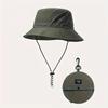 Cappello da Pescatore Impermeabile Protezione Solare Estiva a Secchiello per Campeggio Escursionismo Alpinismo con Sacca di Conservazione Anti-UV Sole