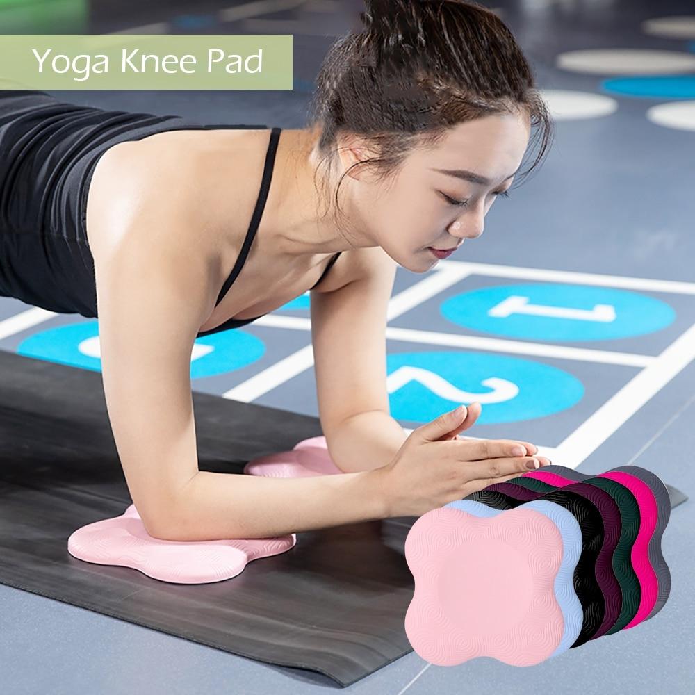 1Pair Yoga Plank Support Disc Knee Mat Protection Fitness Movement Elbow Pads Mat