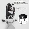 Iron Board Hanger Wall Mount Electric Iron Holder Heat Resistant Ironing Board Storage Laundry Room Organizer for Home Bedroom Hotel