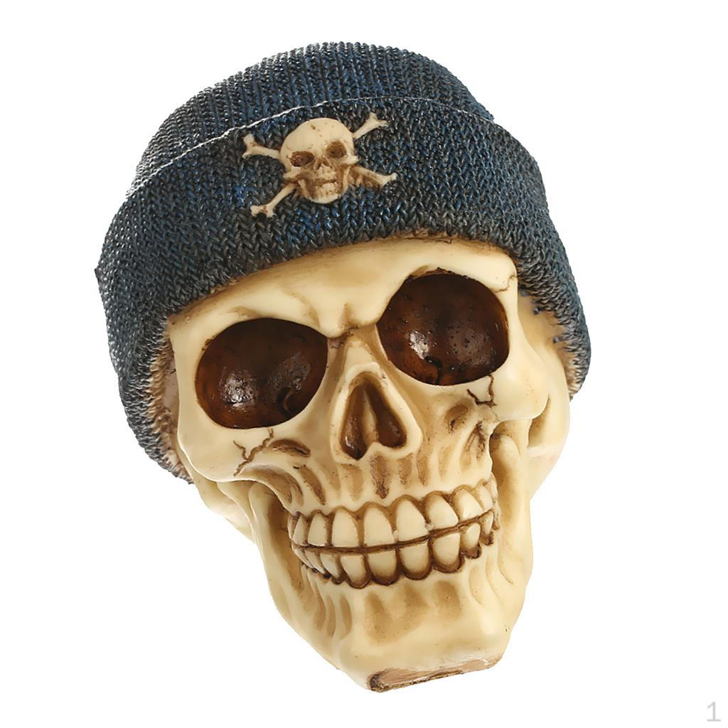 

3D Skeleton Skull Craft Human Head Night Bar Decorative Figurine