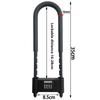All Metal U-Lock Password Door Lock Secure Password Lock for Electric vehicle Bicycles Anti-Theft Anti-Pry Anti-Cut