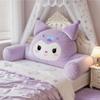 Cartoon Bedside Soft Upholstered Backrest Cushion for Children's Tatami or Girls' Bedroom, 2026 Anti-Collision Pillow.