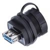 USB Waterproof USB Connector 1 Pc Communication Dual Female