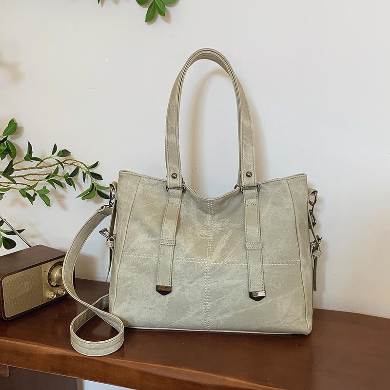 Duża torba dla dojeżdżających, nowa damska torba rekreacyjna, torba listonoszka, torba na ramię, popularna torba typu tote