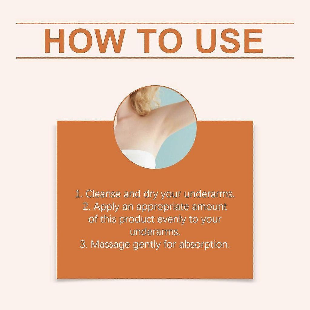 The Original Underarm Brightening Deodorant Cream for Dark Underarms Treatment, Body Odor Eliminator for Women & Men, Ingrown Hair Treatment