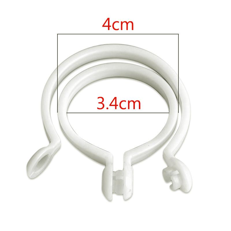 1Meter Curtain Track Rail Glider Hooks Straight Slide Windows Balcony Plastic Bendable Home Window Decor Accessories